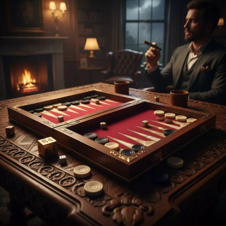 Niestandardowy stół do backgammona